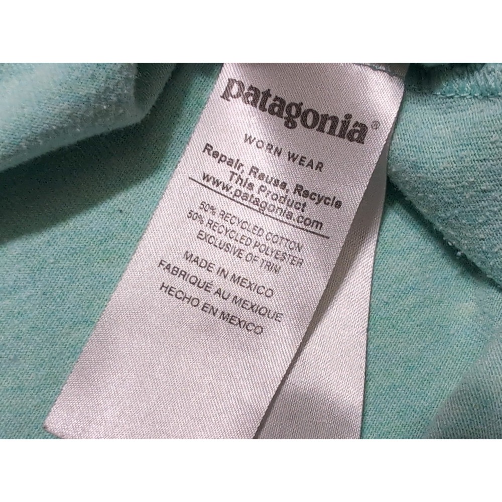 PATAGONIA Responsibili-Tee Short Sleeve T-Shirt P-6 Green 39178 Men's Medium M - Picture 7 of 11